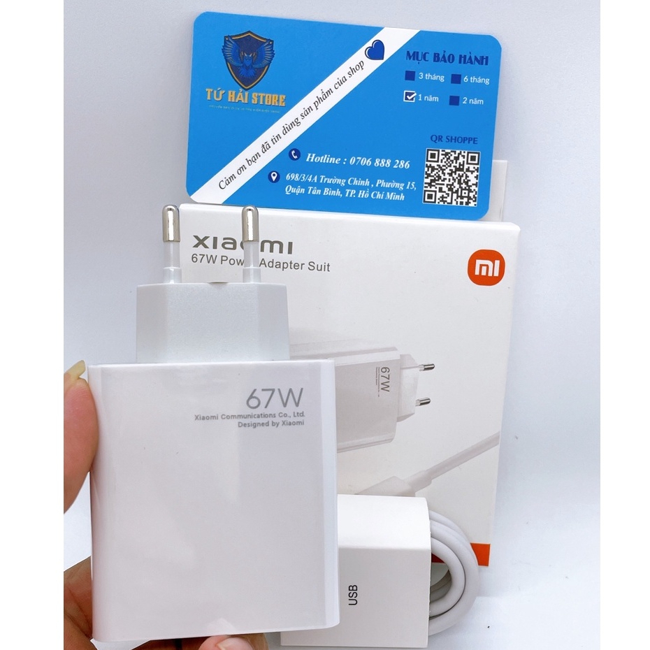 Bộ Sạc Nhanh Xiaomi 67W, Sạc nhanh Turbo Charging Bảo Hành 24T Lỗi Đổi 1-1 Trong 30 Ngày | BigBuy360 - bigbuy360.vn