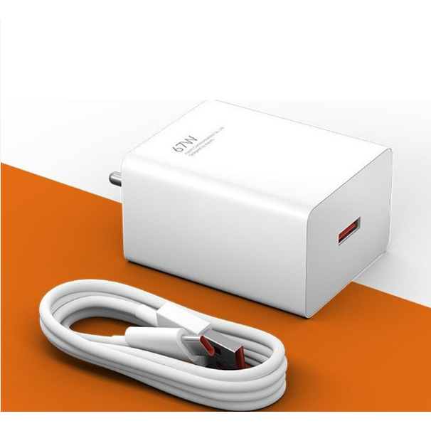 Bộ sạc nhanh Xiaomi 67w có Mi Charge Turbo kèm dây sạc Xiaomi Type C bảo hành lỗi 1 đổi 1 LC DESIGN