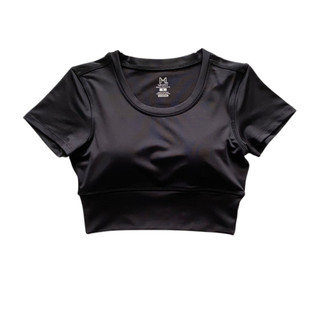 Áo croptop tập gym yoga earobic đai bản to kèm mút ngực chất thun lạnh 4 chiều cao cấp co giãn cực mạnh easy.store123