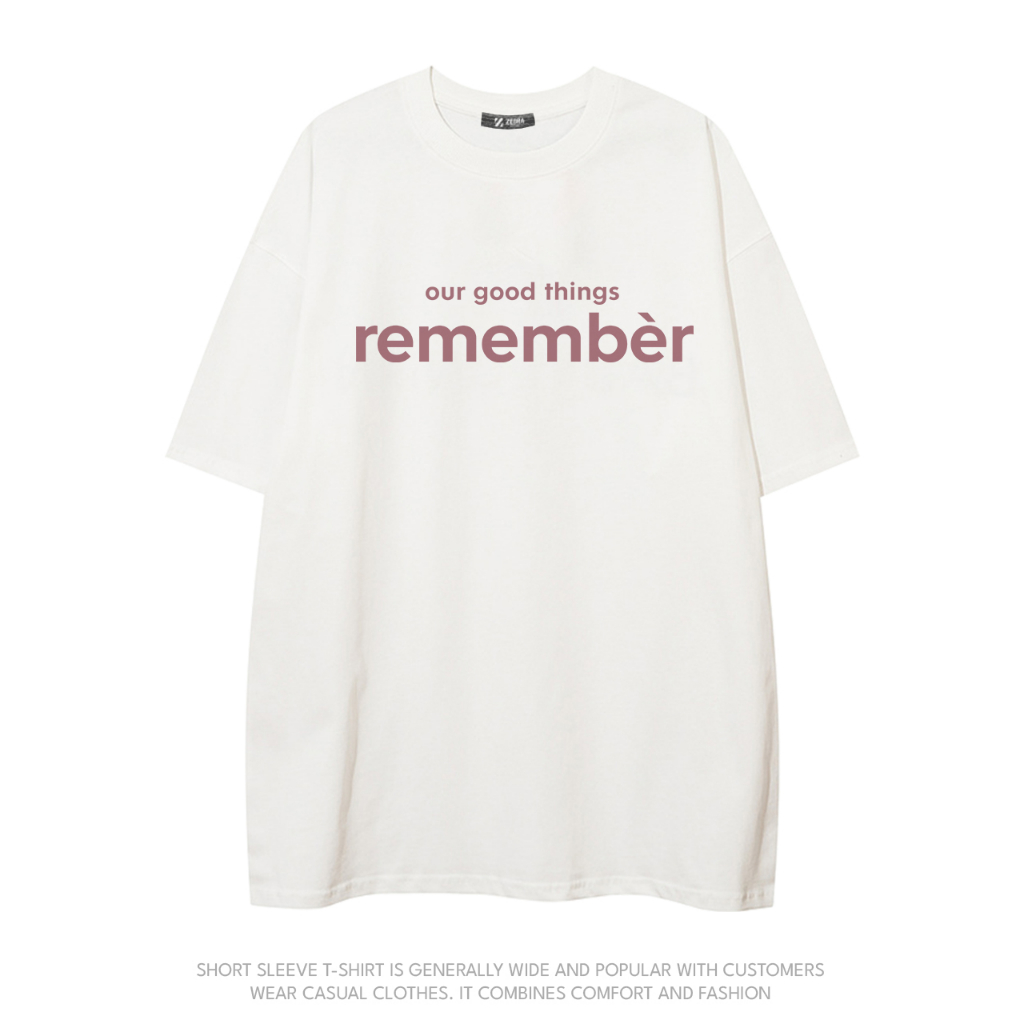 Áo Thun Nam Nữ Form Rộng Cotton Oversize - Remembèr