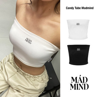 [Mã FATPBAU1 giảm 40K đơn 150K] Áo Quây 2 Lớp Thun Gân Cao Cấp Candy Tube Madmind - Áo Ống Màu Trắng / Đen