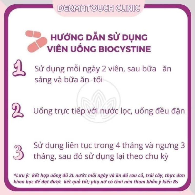 BIOCYSTINE- Viên uống đẹp da, chống lão hoá
