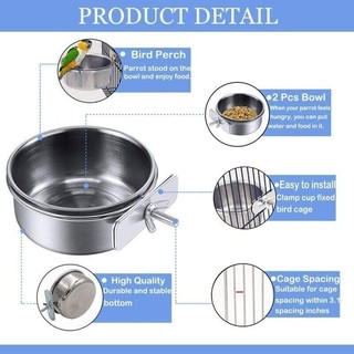 Cóng đựng thức ăn/nước uống cho chim/vẹt/hamter