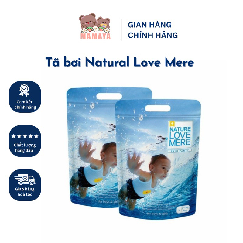 Bỉm bơi cho bé NATURE LOVE MERE Hàn Quốc