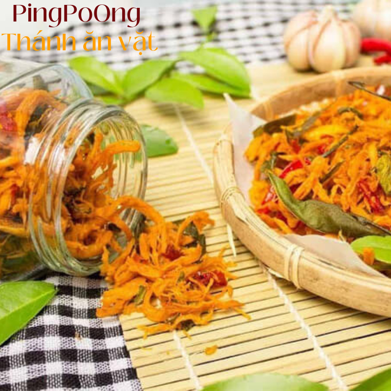 Khô Gà Cay Lá Chanh Fansipan Hũ 250g Cỡ Lớn Siêu Thơm Ngon, Tiện Lợi, Đảm Bảo An Toàn Vệ Sinh
