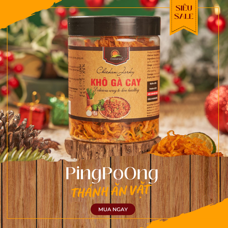 Khô Gà Cay Lá Chanh Fansipan Hũ 250g Cỡ Lớn Siêu Thơm Ngon, Tiện Lợi, Đảm Bảo An Toàn Vệ Sinh