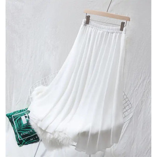 Chân váy Maxi chất liệu Voan có lót mềm mịn