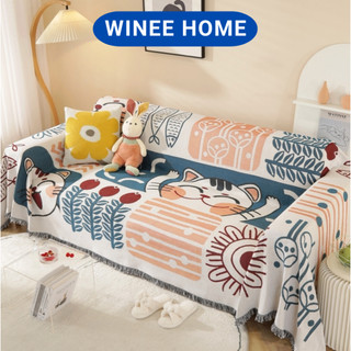 Khăn trải sofa thảm phủ sofa hoa văn hiện đại