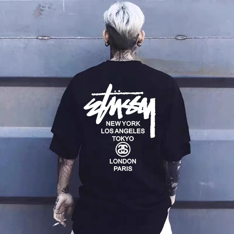 Áo Thun Stussy Unisex Unim Store 100% Cotton Cao Cấp Phong Cách Streetwear Đường Phố Y2K AP182