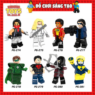 Xếp hình Minifigure  siêu anh hùng vũ trụ Marvel và DC Comics - Đồ Chơi Lắp Ghép Sáng Tạo - POGO PG8079
