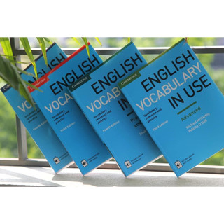 Sách -english vocabulary in use -bộ 4 cuốn bản màu sách nhập