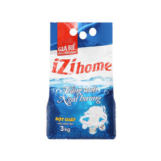 Bột giặt izi home trắng ngát hương 3 kg