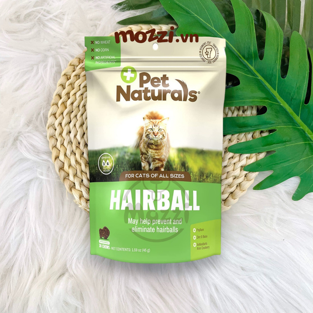 Pet Natural Hairball Viên nhai tiêu búi lông cho mèo