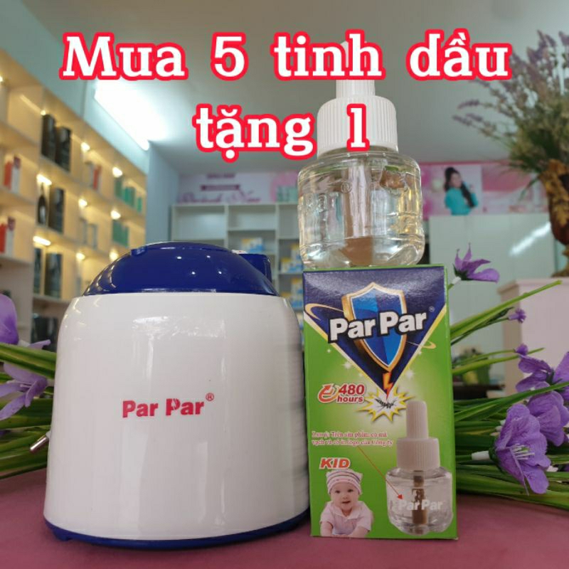 Dầu Đèn đuổi muỗi PaPar dầu muỗi không độc hại không mùi an toàn cho gia đình và trẻ nhỏ tworld Extract ]