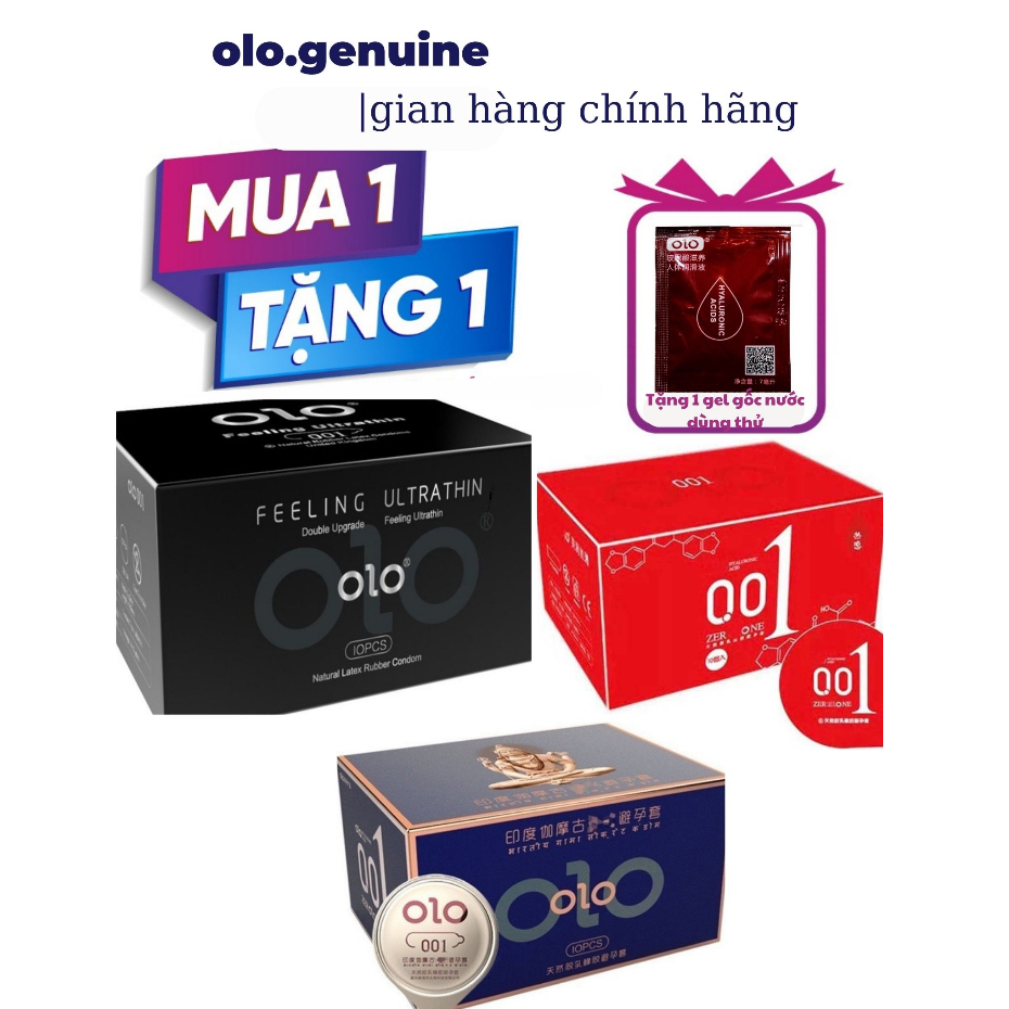 Bao cao su siêu mỏng kéo dài thời gian OLO 011 bcs bó sát chân thật , Bản màu ĐEN - olo.genuine.store