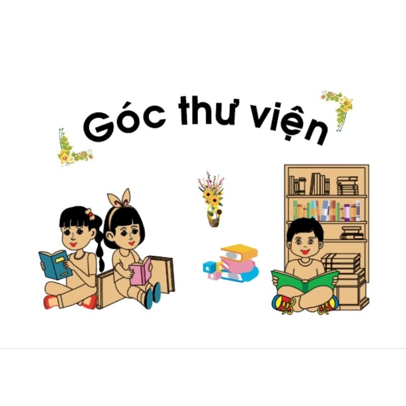 Bộ tranh góc bằng bìa cứng staem nhân vật cao 35-45cm