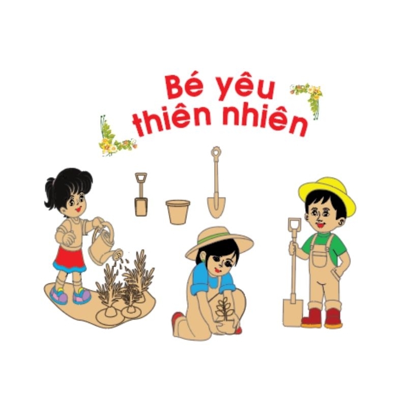 Bộ tranh góc bằng bìa cứng staem nhân vật cao 35-45cm