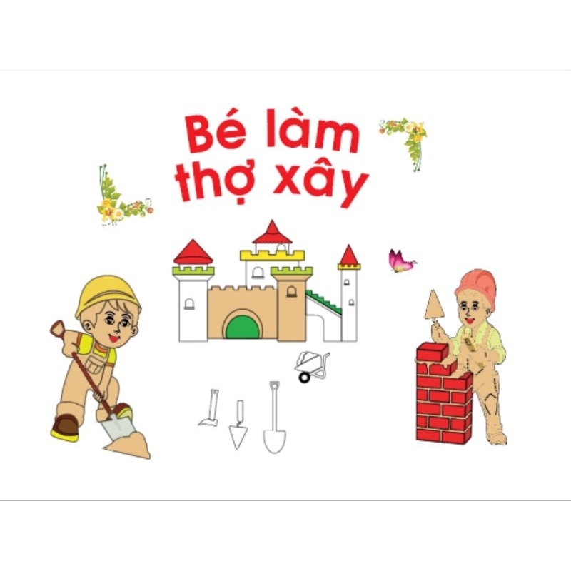 Bộ tranh góc bằng bìa cứng staem nhân vật cao 35-45cm