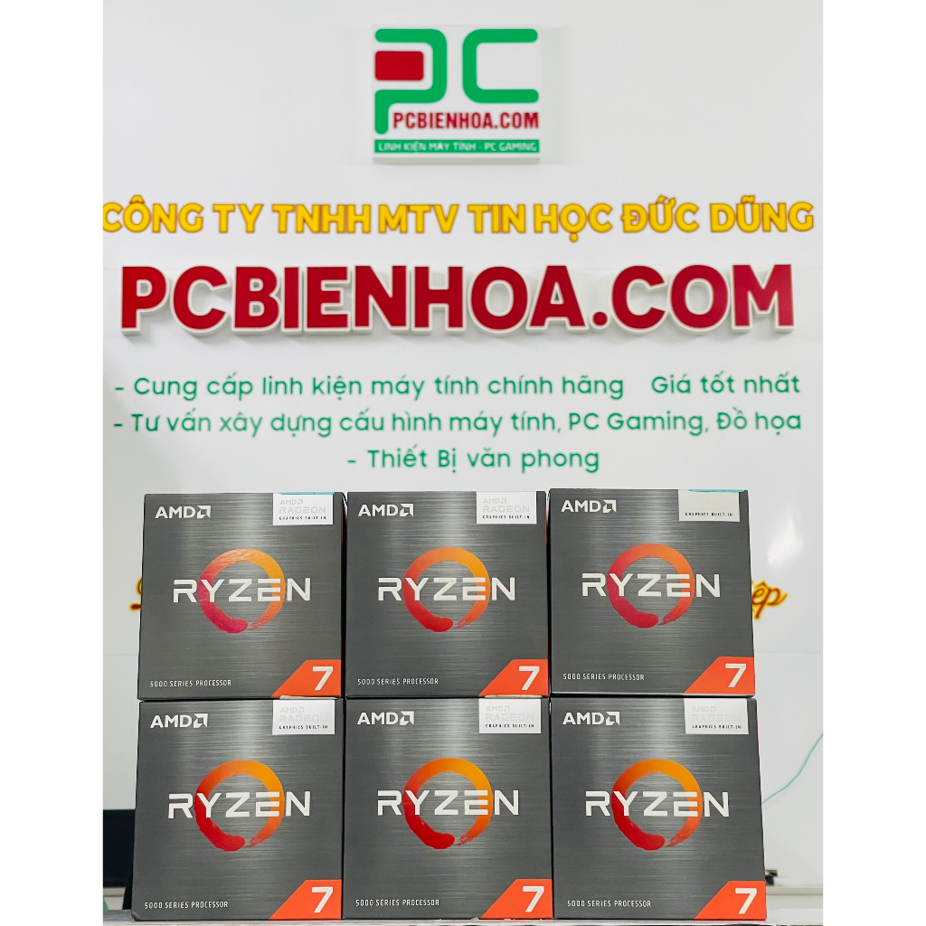Thanh lý CPU RYZEN 7 5700G nguyên seal chính hãng bảo hành BH 12T