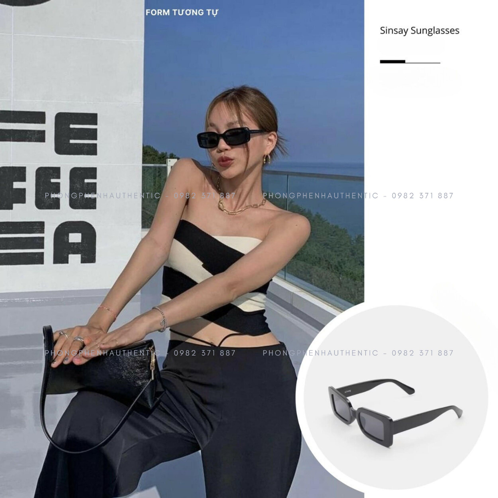 Kính mát Nữ Sinsay vợt sale Ba Lan - mát mắt , chống tia UV - bill mua hàng chính hãng site chủ Sinsay - PHỒNG ỀNH