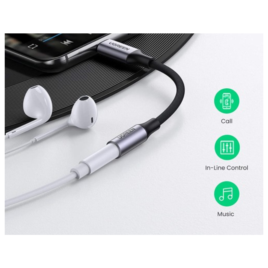 Cáp chuyển Type-C ra 3.5mm Ugreen 80154 - Hàng Chính Hãng