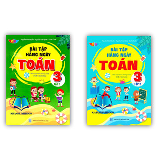 Sách - combo bài tập hằng ngày toán 3 - tập 1 + 2 - cánh diều