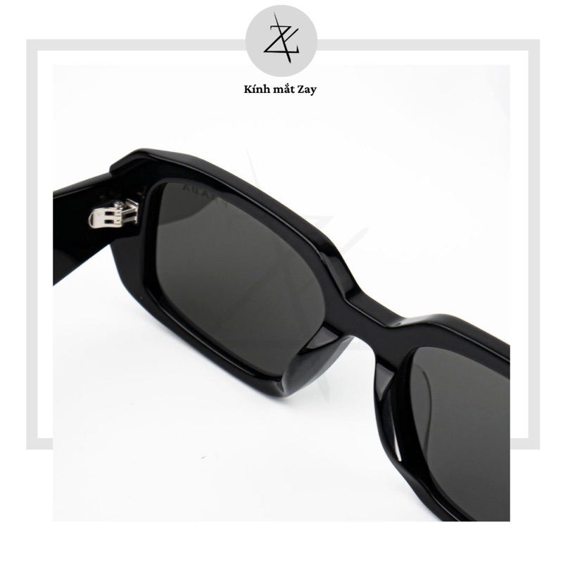 Kính mát nam nữ Pra-da SPR 17W đen phong cách thời trang hàng cao cấp full box