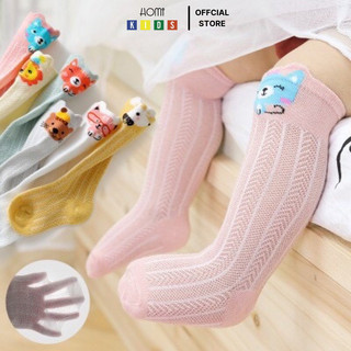 Tất Cho Bé, Tất Dài Cho Bé, Tất Lưới Cho Bé 0 Đến 3 Tuổi Họa Tiết Xinh Xắn,Mềm Mại, Thoáng Mát HM169 - Homi Kids