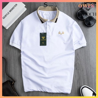 Áo Polo nam Teader, Áo thun nam cổ bẻ thêu sừng hươu chất liệu cá sấu cotton chuẩn xịn AT11 - OWIN