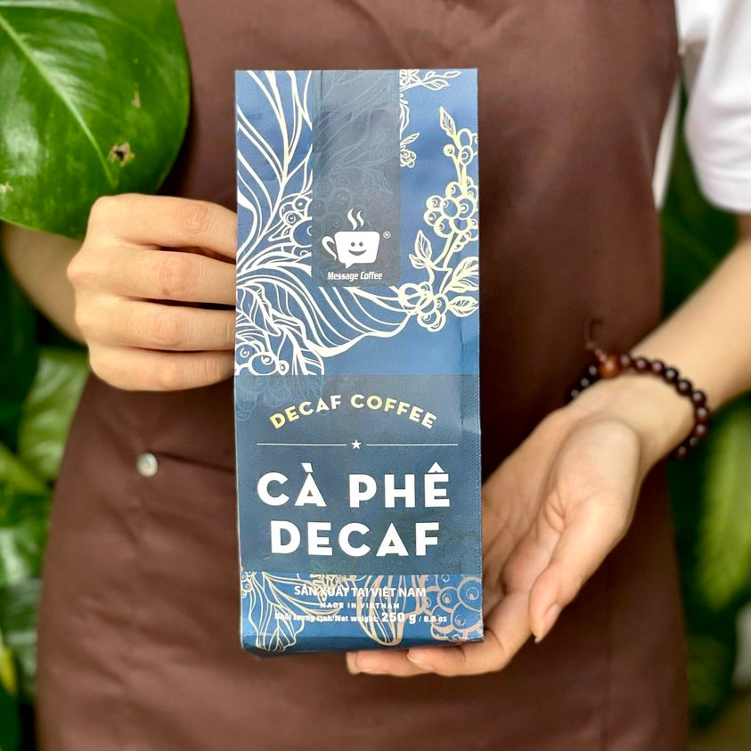 Cà phê Decaf Cao Cấp - Cafe robusta tách cafeine, dành cho người nhạy cảm với cafeine, không mất ngủ