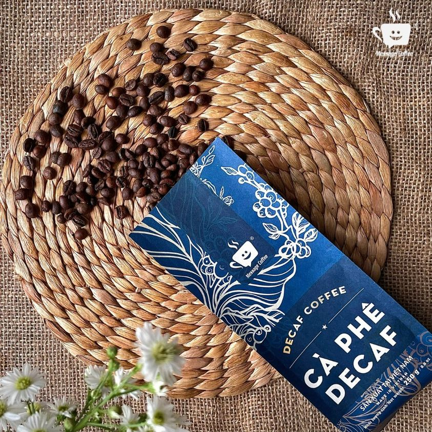 Cà phê Decaf Cao Cấp - Cafe robusta tách cafeine, dành cho người nhạy cảm với cafeine, không mất ngủ