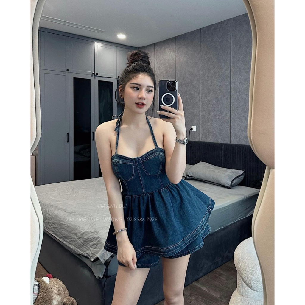 SET JEAN 2 DÂY MIX SOOC SEXY SANG CHẢNH HOT TREND