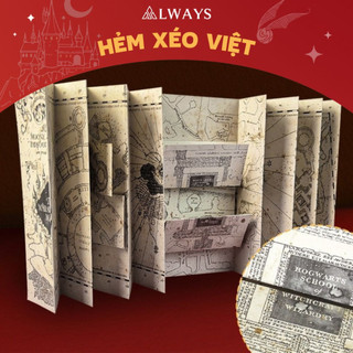 Bản đồ đạo tặc bản chuẩn - giấy xịn đẹp - giống phiên bản gốc trong phim