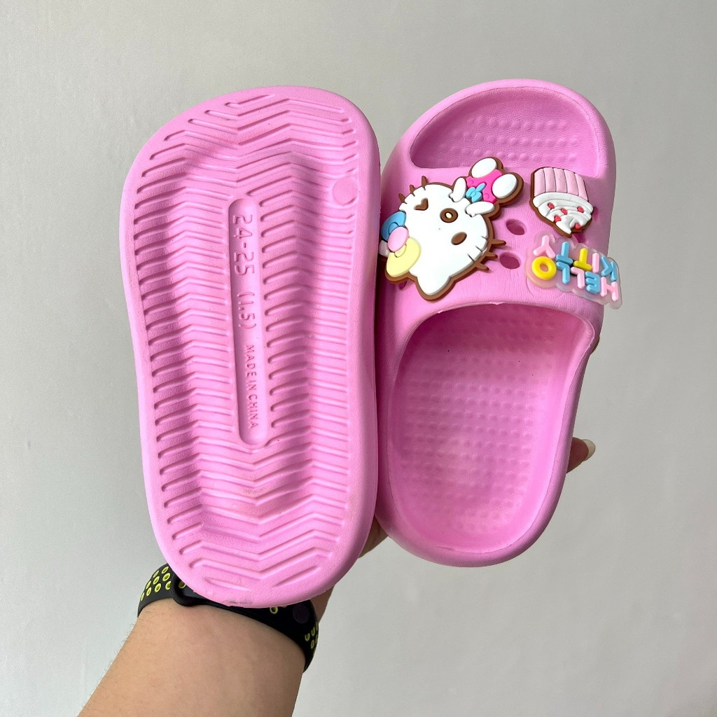 Dép lê cho bé trai bé gái 2-8 tuổi đế dầy chất eva siêu nhẹ hoạt hình nhiều màu đế cao