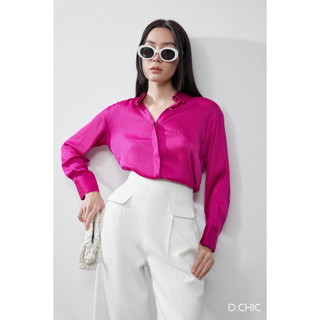Áo sơ mi lụa kẻ sọc D.CHIC MS: 1812050