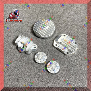 Bộ nắp đầu bò nhôm cho wave dream 100 ms01