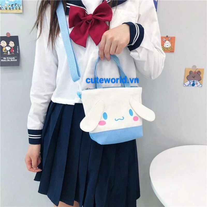 Túi Đeo Chéo In Hoạ Tiết Hoạt Hình SANRIO