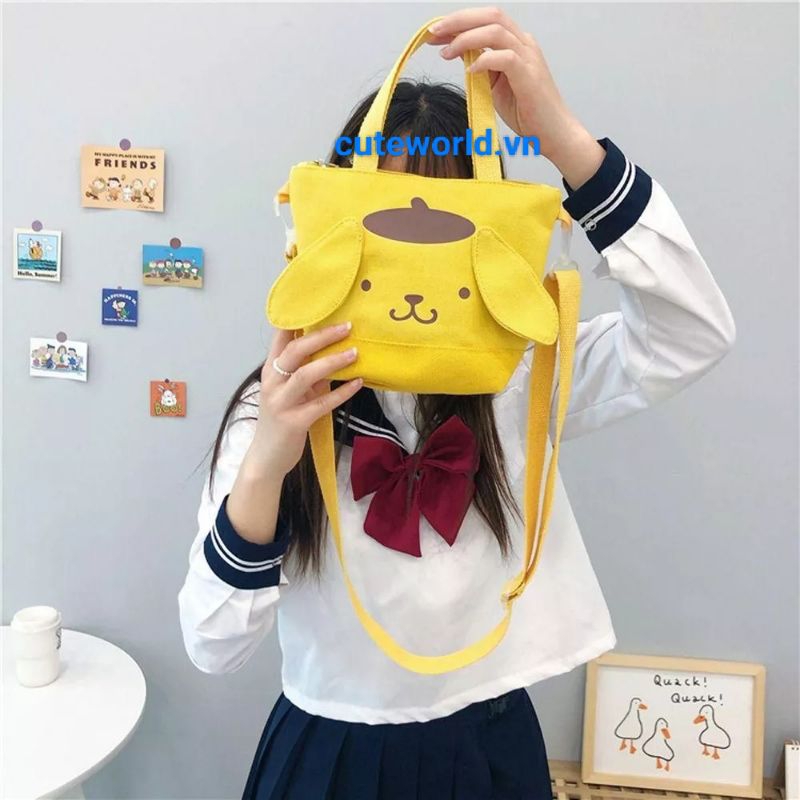 Túi Đeo Chéo In Hoạ Tiết Hoạt Hình SANRIO