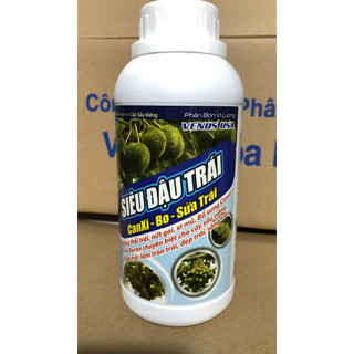 Phân bón Siêu đậu trái – Canxi-bo sửa trái sầu riêng chai 0,5L, Siêu đậu trái – Canxi-bo sửa trái