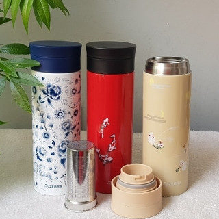 Bình giữ nhiệt inox 304 zebra eva 450ml có lưới lọc 112915