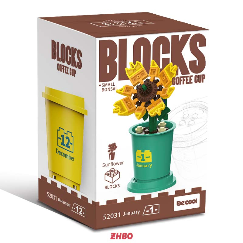 Bộ đồ chơi lắp ráp Lego hoa trang tri nhà cửa Tháng Mười Hai Mô hình Sáng tạo đồ chơi