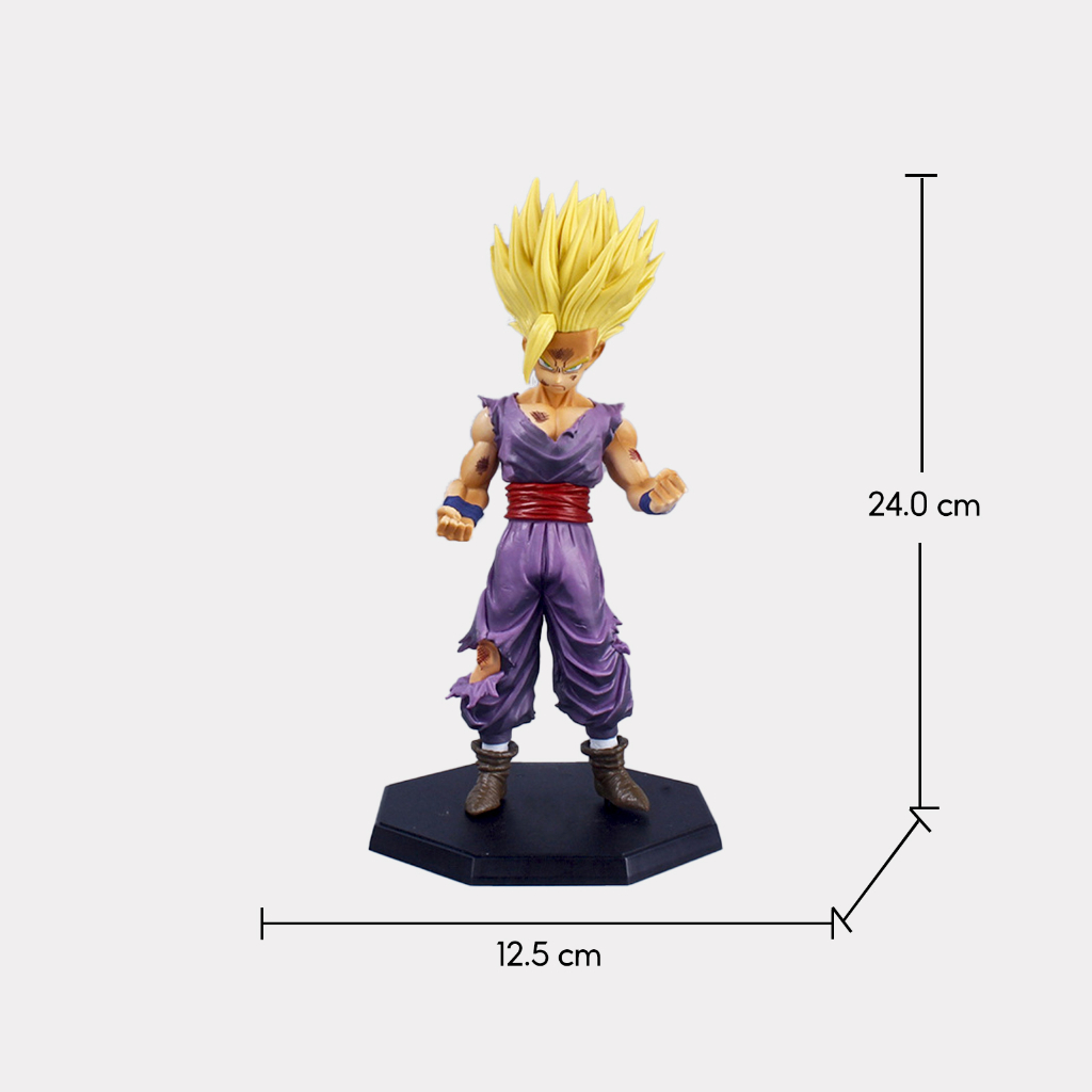 Mô Hình Dragon Ball Nhân Vật 7 Viên Ngọc Rồng Songoku Piccolo Songohan Trunks Songohan Vegeta SSJ Cao 17-24cm -Shin Case
