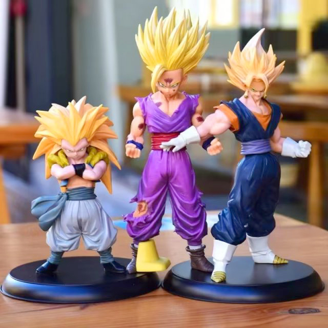 Mô Hình Dragon Ball Nhân Vật 7 Viên Ngọc Rồng Songoku Piccolo Songohan Trunks Songohan Vegeta SSJ Cao 17-24cm -Shin Case