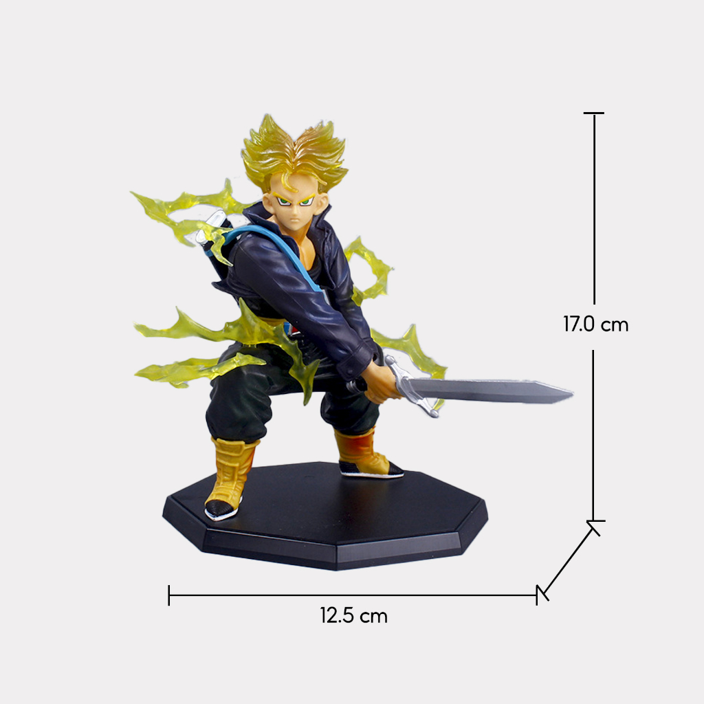 Mô Hình Dragon Ball Nhân Vật 7 Viên Ngọc Rồng Songoku Piccolo Songohan Trunks Songohan Vegeta SSJ Cao 17-24cm -Shin Case