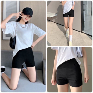 Quần đùi legging nữ sknit dáng ngắn nữ nâng mông mùa hè năng động-xmtđ