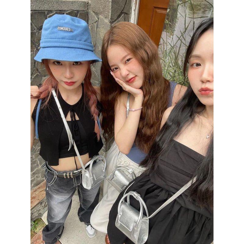 Túi Find Kapoor Bạc size 12 mini