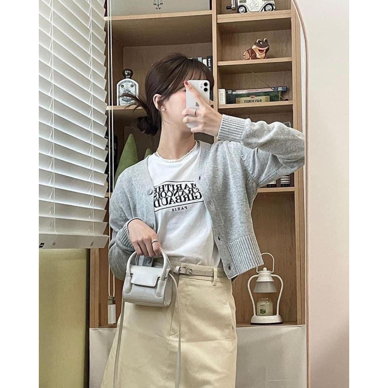 Túi Find Kapoor Bạc size 12 mini