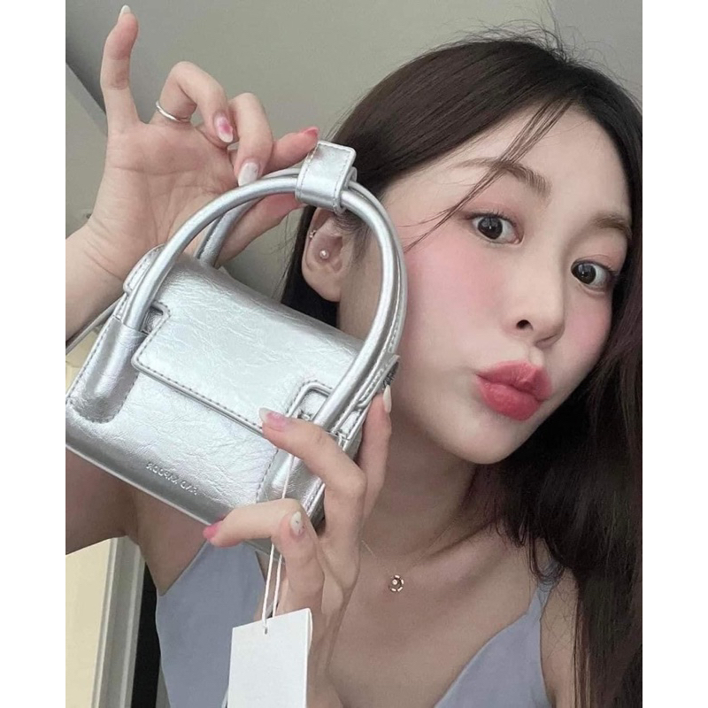Túi Find Kapoor Bạc size 12 mini