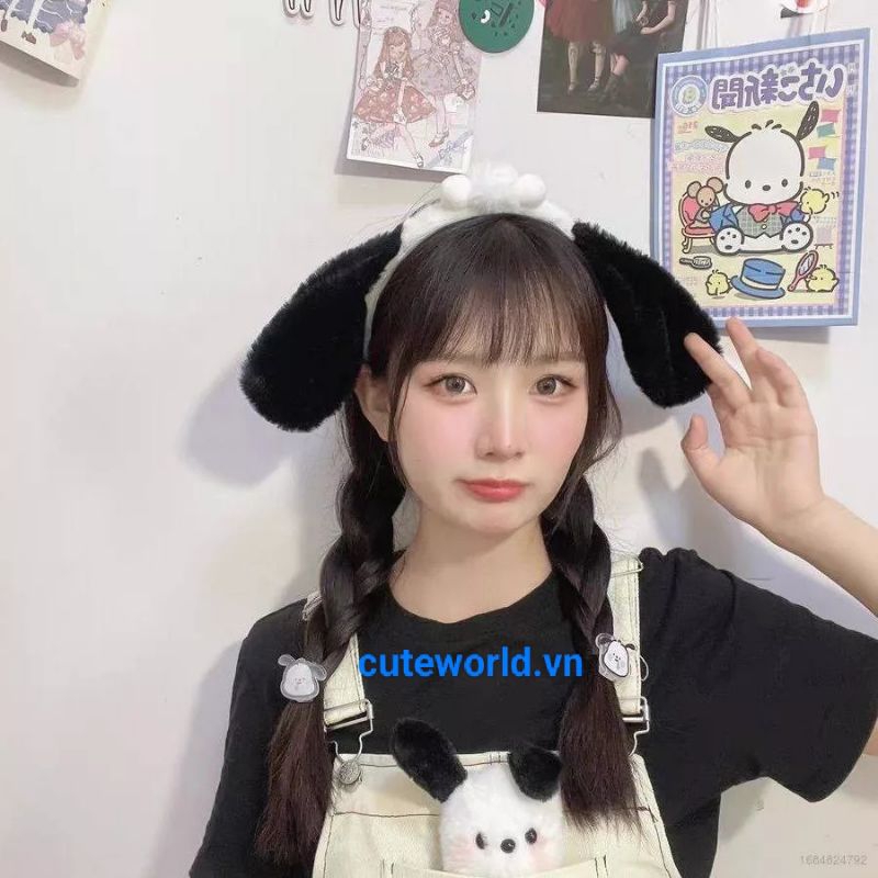 Băng Đô Lolita Phối Lông Hình Cinnamoroll Melody Pacha