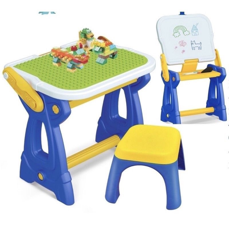 Bộ Bàn Học Kiêm Bảng Vẽ Xếp Hình Đa Năng ( HÀNG KM CỦA MOONY)